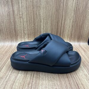 Nike Air Jordan Sophia Slide Off Noir Fire Red DO8863-006 Women’s Size 9
